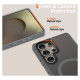 Tech-Protect MagMat MagSafe Case for Samsung Galaxy S25 Ultra - Clear Gray