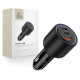 Tech-Protect CC04 3-port PD130W car charger - black