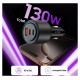 Tech-Protect CC04 3-port PD130W car charger - black