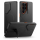 Tech-Protect Kevlar Aura MagSafe Case for Samsung Galaxy S25 Ultra - Black/Orange