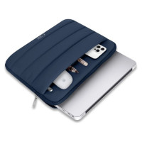 Tech-Protect Tech-Protett Fluffy Laptop Bag 15-16 - Navy Blue
