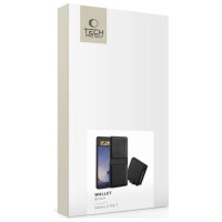 Tech-Protect Wallet Case for Samsung Galaxy Z Flip 7 - Black