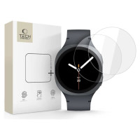 Tech-Protect Glass Fit+ 2-pack tempered glass for Samsung Galaxy Watch 8 44 mm - transparent