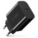 Tech-Protect NC20W USB-C 1-Port PD20W Wall Charger - Black