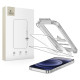 Tech-Protect Quick Set+ 2-pack tempered glass for iPhone 12 / 12 Pro - black