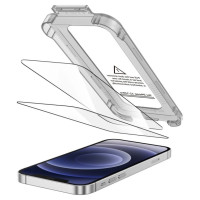 Tech-Protect Quick Set+ 2-pack tempered glass for iPhone 12 / 12 Pro - black
