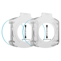 Tech-Protect Easy Set+ 2-pack tempered glass for Huawei Watch GT 5 Pro 46 mm - transparent