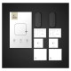 Tech-Protect Glass Flex+ 2-pack hybrid glass for Xiaomi Smart Band 10 / 10 NFC - black