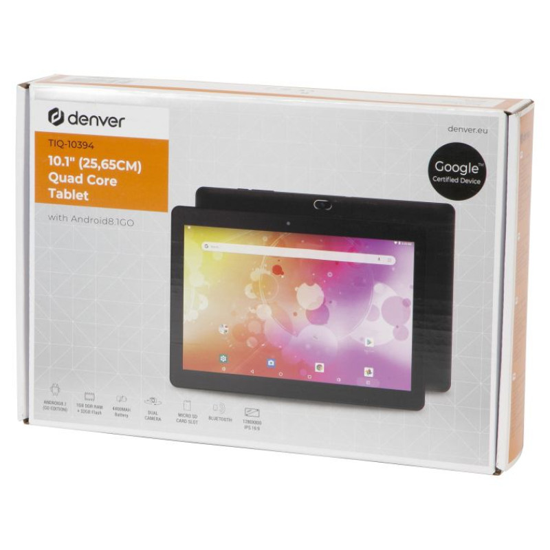 Denver TIQ-10394 10.1/32GB/1GBWI-FI/ANDROID8.1/BLACK