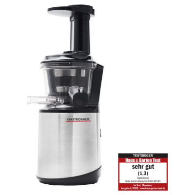 Gastroback 40145 Slow Juicer Advanced Vital