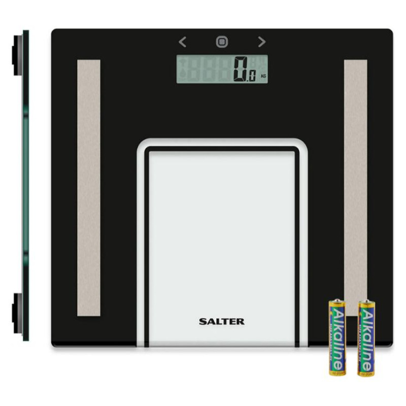 Salter 9128 BK3R Electronic Body Analyser Scale - Black