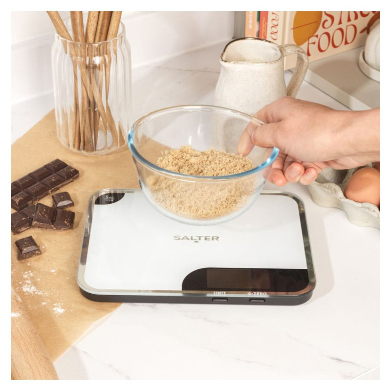 Salter 1064 WFEU12 Mini-Max 5kg Digital Kitchen Scale - White
