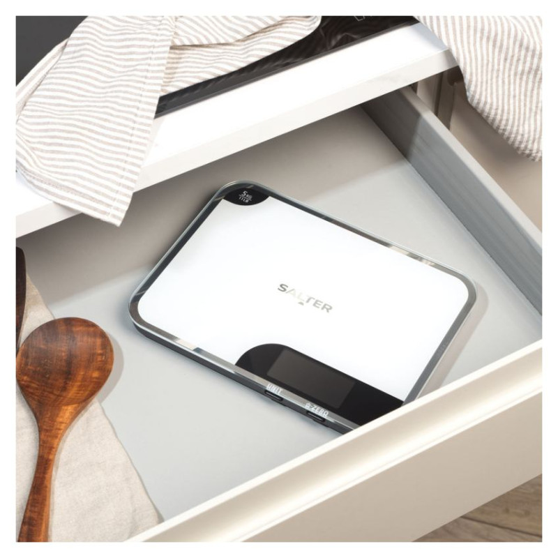 Salter 1064 WFEU12 Mini-Max 5kg Digital Kitchen Scale - White