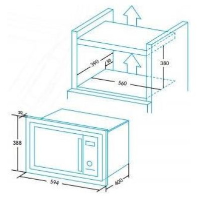 Edesa EMW-2530-IG XWH