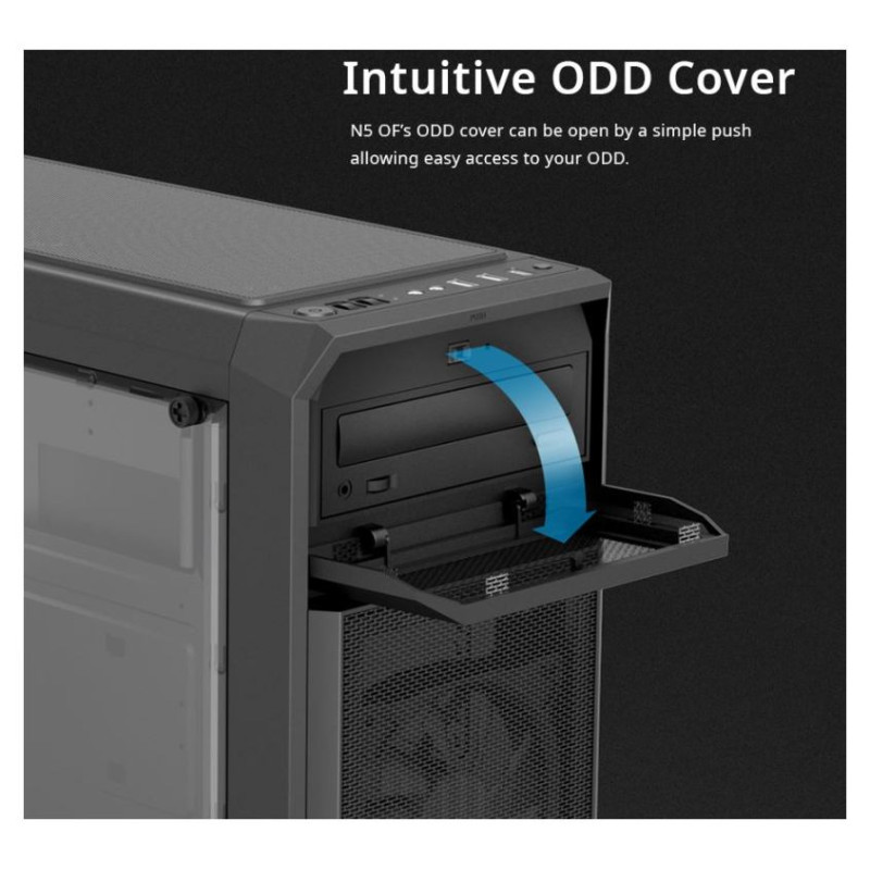 Zalman N5 OF ATX, White LED x3, ODD