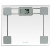 Salter 9081 SV3R Toughened Glass Compact Electronic Bathroom Scale