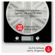 Salter 1036 UJBKDR Great British Disc Digital Kitchen Scale