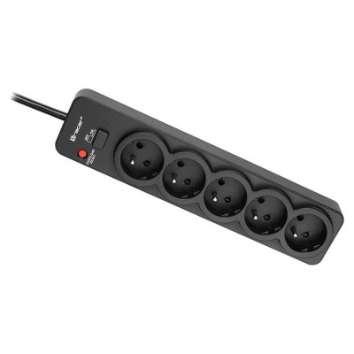 Tracer 46976 PowerGuard 1.8m Black (5 Outlets)