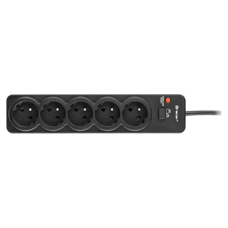 Tracer 46976 PowerGuard 1.8m Black (5 Outlets)