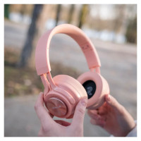 Tellur Feel Bluetooth Over-Ear Headphones Pink