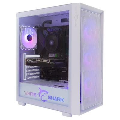 White Shark GCC-2401 Warhead-3 White 4 Fans 12cm RGB