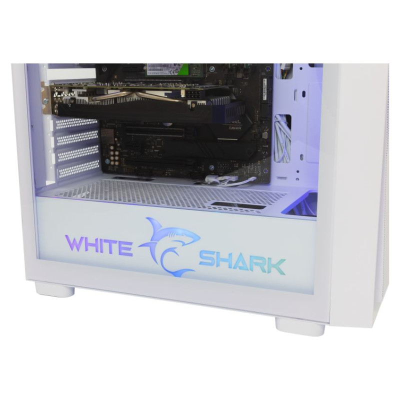 White Shark GCC-2401 Warhead-3 White 4 Fans 12cm RGB