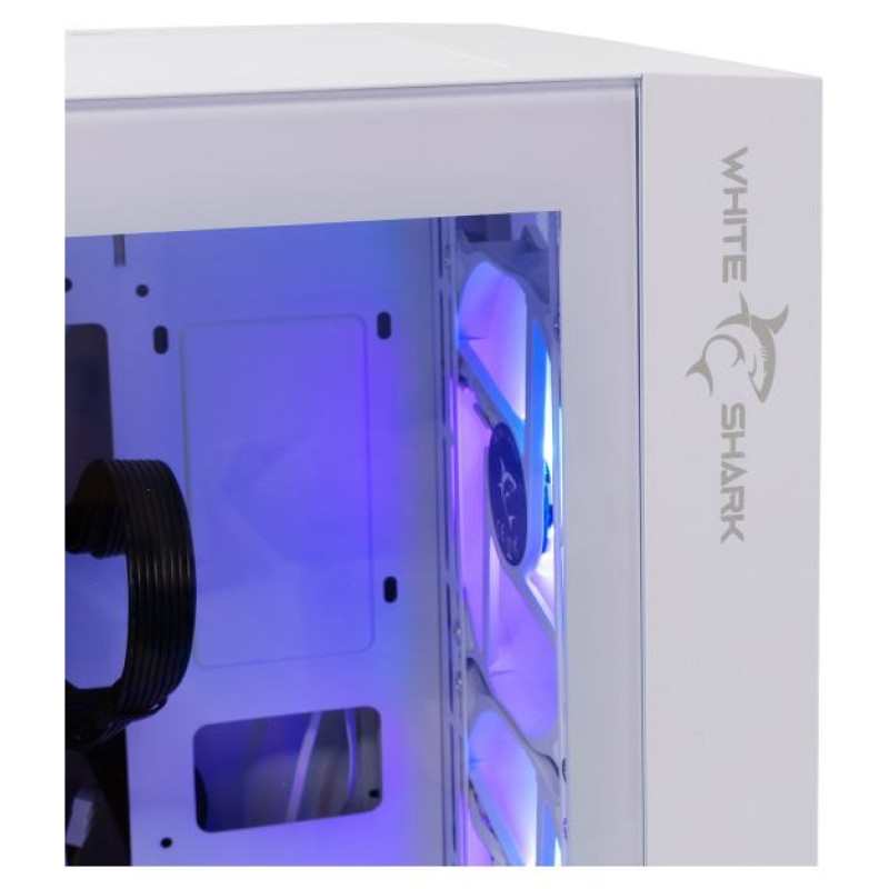 White Shark GCC-2401 Warhead-3 White 4 Fans 12cm RGB