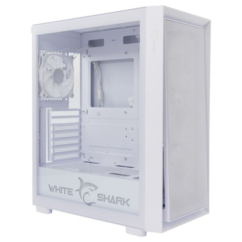 White Shark GCC-2401 Warhead-3 White 4 Fans 12cm RGB
