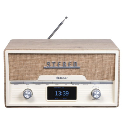 Denver MDA-525LW Light Wood