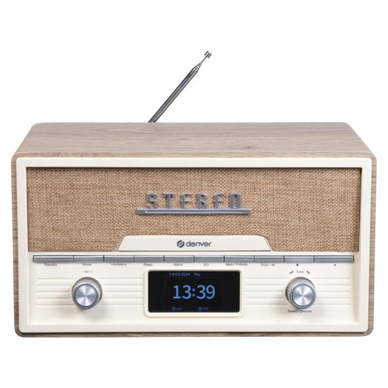 Denver MDA-525LW Light Wood