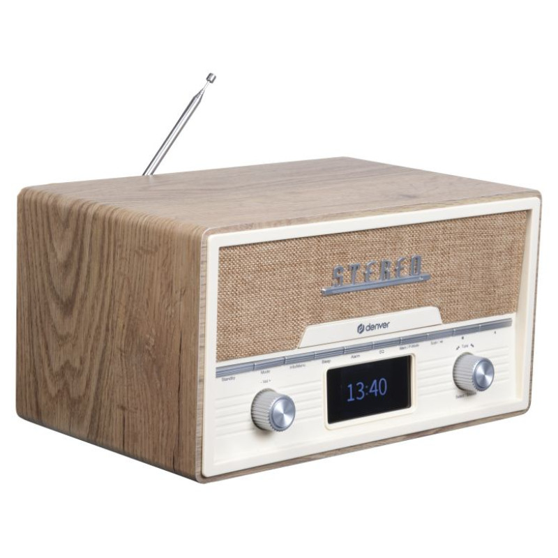 Denver MDA-525LW Light Wood