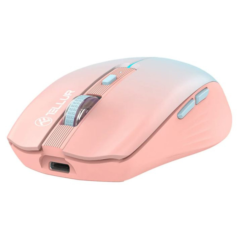 Tellur Silent Click Wireless Mouse Orange