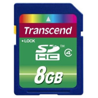 Transcend MEMORY SDHC 8GB/CLASS4 TS8GSDHC4 TRANSCEND