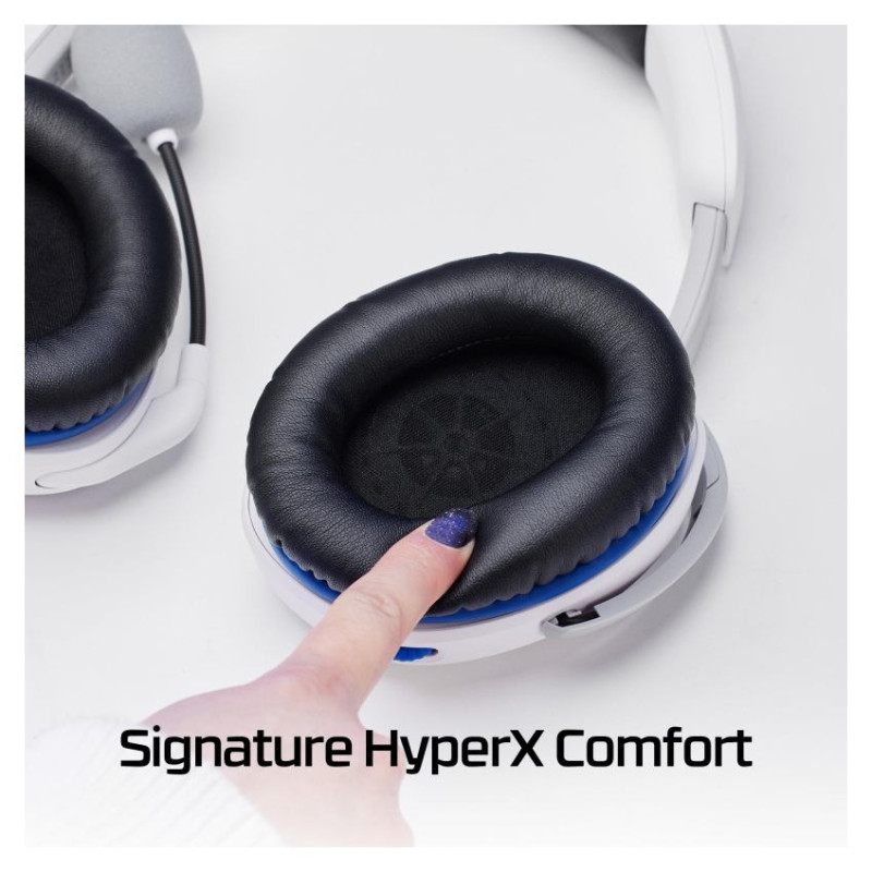 Hyperx HEADSET HYPERX CLOUDX STINGER2/WHITE/BLUE 75X29AA HYPERX