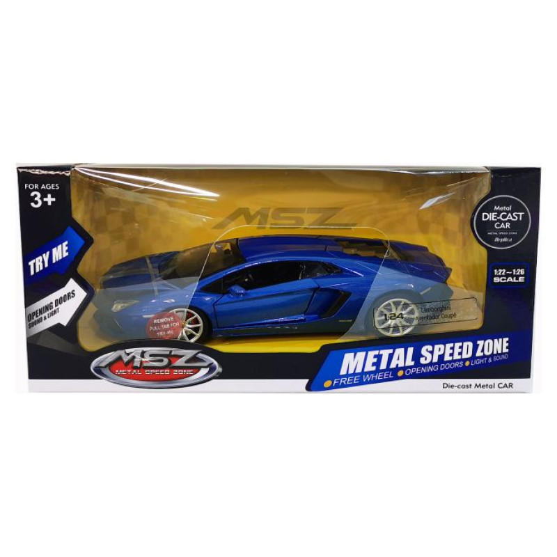 MSZ Miniatūrais modelis - Lamborghini Aventador Coup&eacute;, mērogs 1:24