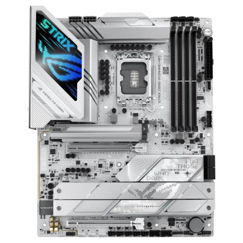 Asus Mainboard|ASUS|Intel Z890|LGA1851|ATX|Memory DDR5|Memory slots 4|1xPCI-Express 4.0 16x|1xPCI-Express 5.0 16x|5xM.2|1xHDMI|1xDisplayPort|1xAudio-In|1xAudio-Out|2xUSB 3.0|5xUSB 3.1|1xUSB-C|2xUSB-C w/Thunderbolt|1xOptical S/PDIF|1xRJ45|ROGSTRIXZ890-AGAM