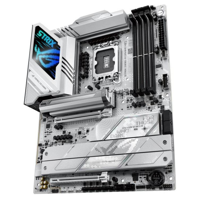 Asus Mainboard|ASUS|Intel Z890|LGA1851|ATX|Memory DDR5|Memory slots 4|1xPCI-Express 4.0 16x|1xPCI-Express 5.0 16x|5xM.2|1xHDMI|1xDisplayPort|1xAudio-In|1xAudio-Out|2xUSB 3.0|5xUSB 3.1|1xUSB-C|2xUSB-C w/Thunderbolt|1xOptical S/PDIF|1xRJ45|ROGSTRIXZ890-AGAM
