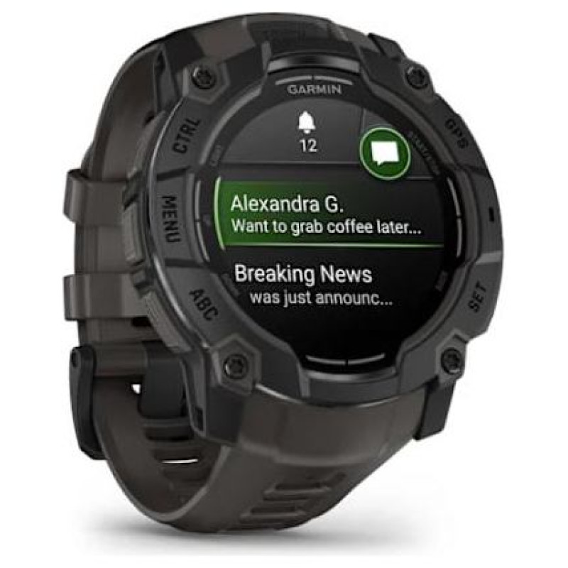 Garmin SMARTWATCH INSTINCT 3 AMOLED/BLK/CHARCO 010-03020-00 GARMIN