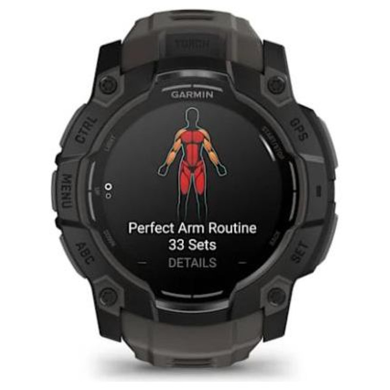 Garmin SMARTWATCH INSTINCT 3 AMOLED/BLK/CHARCO 010-03020-00 GARMIN