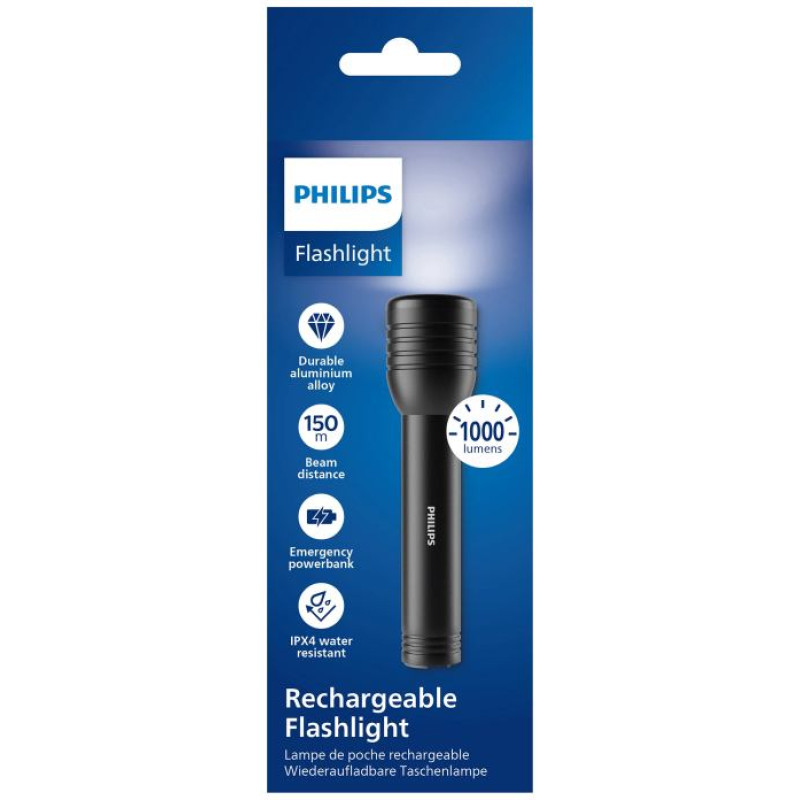 Philips LED lukturis, melns - SFL7005R/10