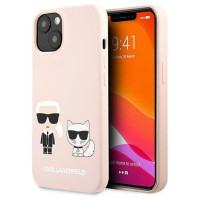 Karl Lagerfeld KLHCP13SSSKCI iPhone 13 mini 5,4" hardcase jasno r&oacute;żowy/light pink Silicone Karl & Choupette