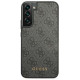 Guess GUHCS22SG4GFGR S22 S901 szary/grey hard case 4G Metal Gold Logo