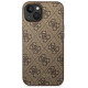 Guess GUHCP14SG4GFBR iPhone 14 6.1 "brown / brown hard case 4G Metal Gold Logo
