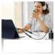Joyroom SY-C03 USB-C to 2x USB-C 2in1 DAC adapter - black
