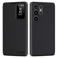 Tech-Protect Smart Wallet Case for Samsung Galaxy S25 Ultra - Matte Black