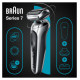 Braun Series 7 360 Flex skuveklis  AutoSense, sudraba - 71-S4200cs