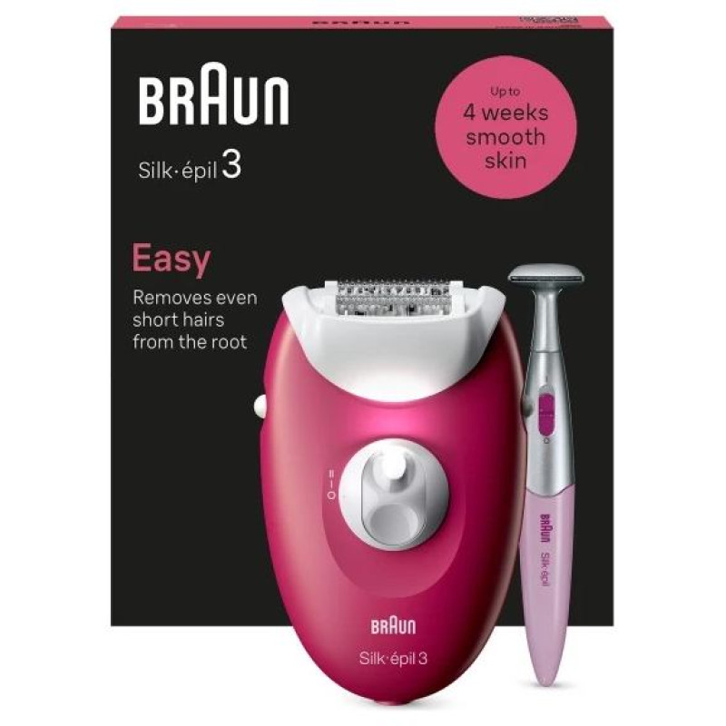 Braun Silk 3 epilators ar bikini trimmeri - SE3-202