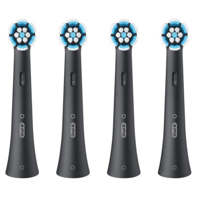 Braun SBF-4 Oral-B GentleCare zobu birstes uzgaļi, melni, 4 gab. - iO RB SBF-4