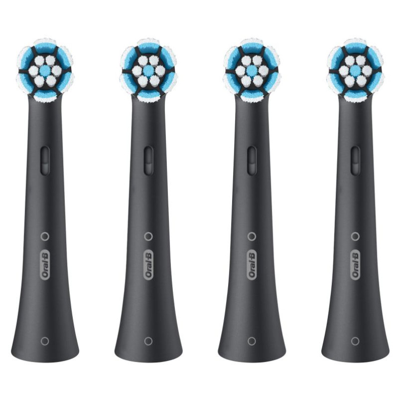 Braun SBF-4 Oral-B GentleCare zobu birstes uzgaļi, melni, 4 gab. - iO RB SBF-4