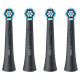Braun SBF-4 Oral-B GentleCare zobu birstes uzgaļi, melni, 4 gab. - iO RB SBF-4